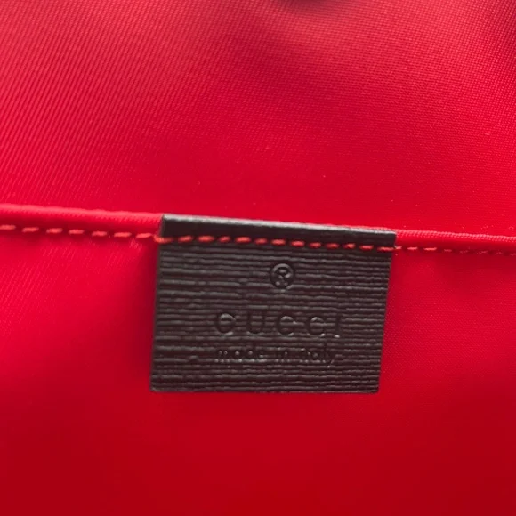 Gucci PVC HandBag with the iconic green cat design - Picture 10 of 12